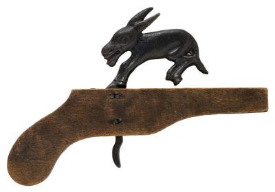 Bucking Donkey Animated Toy Gun. Unknown American Manufacturer. Possibly a Rare Design 