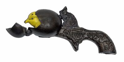 "JUST OUT" Animated Cap Gun. By the Ives, Blakeslee Company. Connecticut - 1884 - 6" Long. 