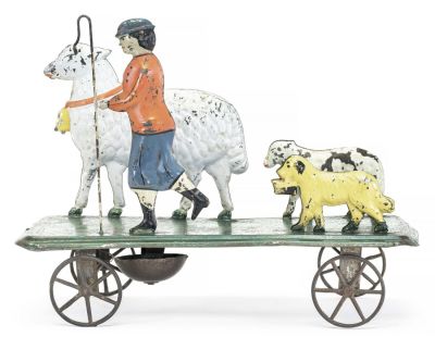 Oversized Platform Toy. James Fallows Company. Philadelphia, PA - Dated June 5, 1883 - 11.5" L x 