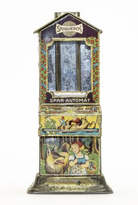 Stollwerck - Red Riding Hood Vending Bank. Stollwerck Bros. Cologne, Germany - 1905. This is 