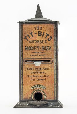 Tit - Bits Vending - Lehmann Bank. Ernst Paul Lehmann. Germany - 1889. There are three versions 