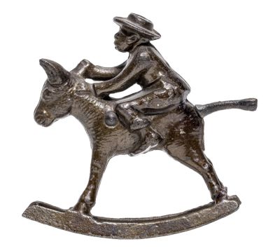 Whoa der Caesar Rocking Toy. By Ives, Blakeslee Company Bridgeport, CT. - 1890 - 3.25" Tall.