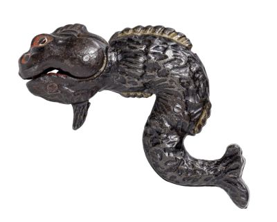 Sea Serpent Cap Pistol. By J. &amp; E. Stevens Co. Patented 1880 - 4.5" Long.