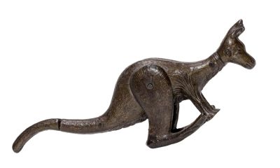 Kangaroo Walking Toy. By Ives, Blakeslee Company Bridgeport, CT. - 1880's - 5.75" Long.