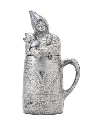 Munich Girl in Stein Still Bank. German - 19230 - 5.25" Tall.