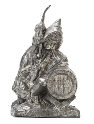 Munich Girl with Cat Still Bank. German - 1930 - 4.875" Tall.