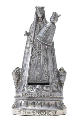 Notre Dame de Brebiere Still Bank. German - 1930 - 4.75" Tall. The Cathedral located in the 