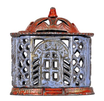Oriental Iron Bank. By Kyser &amp; Rex Company. Philadelphia - 1880 - 2 7/8" Tall.