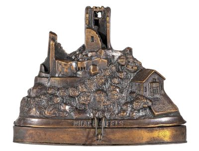 Drachenfels Castle Ruins Still Bank. German - 1930 - 3 5/8" Tall.