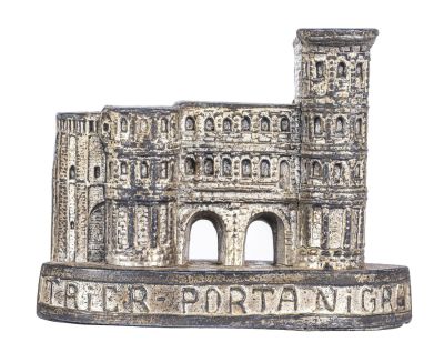 Trier Porta Nigra (KLT) Souvenir Bank. German - 1925 - 2 7/8" Tall.