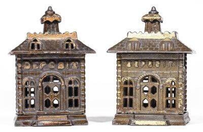 Deposit Iron Banks. Small &amp; Large Letter Versions. Grey Iron Casting Company. Mount Joy 