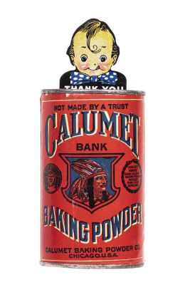 Calumet, Large - Tin Mechanical Bank. American - 1930. Condition: Excellent Condition.