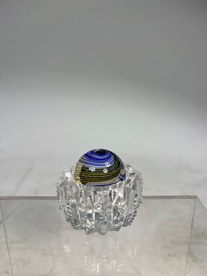 Solid Core Swirl Marble. American 1930- 27 mm Wide Condition: Pristine