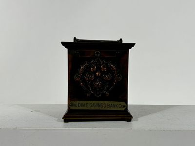 Chandlers Type Bank for The Dime Savings Bank Co. By Brass Novelty Works - Cleveland, OH. 1905 