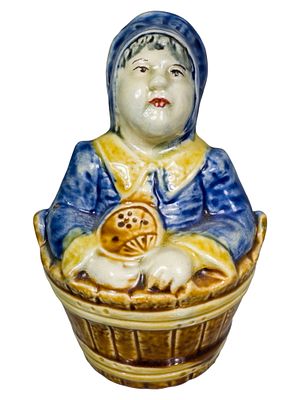 Lady in Bathing Tub. Marked "3198" on Back. German - Circa 1900's. Condition: Pristine Condition