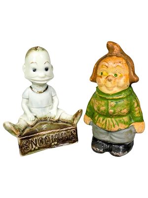 Snookums & Hans Katzenjammer Banks. Austrian/German - Circa 1910/20's. Condition: Very Fine to 