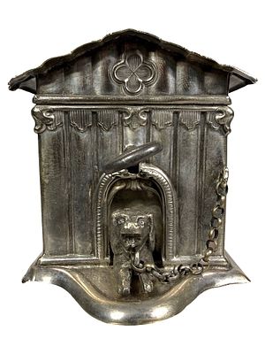 Dog House Bank. German - Circa 1910's. Condition: Pristine Condition.