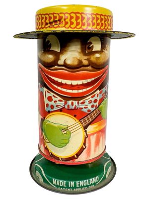 Watch Me Grow - Minstrel Bank. Made in England 1930's. 6" Tall x 3 3/4" Wide x 3 3/4" Deep. The 