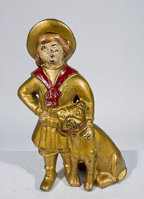 Buster Brown and Tiger Bank. A.C. Williams Co. - Ravenna, OH. 1975 - 5"T x 3"W - The Peirce 