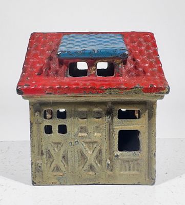 One Car Garage - Multicolor Very Rare Factory Paint. A.C. Williams Co. - Ravenna, OH. 1920 - 2 