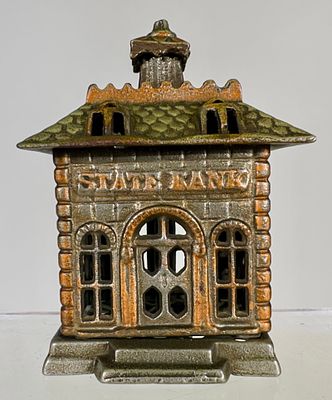 State Bank - Nickel Plated. Kenton Hardware - Kenton, OH. 1900 - 4 1/4"T - Tom Kellogg 