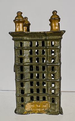 Skyscraper - Small Version Green and Gold Scarce. A.C. Williams Co. - Ravenna, OH. 1915 - 3 
