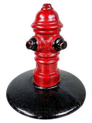 Sterling Foundry Co. Cast Iron Advertising Paperweight. Sterling, Ill. - Circa 1930's. 3" Tall x 