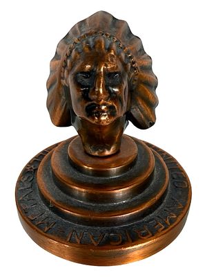 United-American Metals Advertising Paperweight - Coppered Lead. Chicago, IL - Circa 1940's. 2 