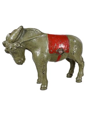 Donkey with Blanket - Iron Bank. By Kenton Hardware Co. Kenton, Oh. - 1930 - 4" Tall. The Tom 