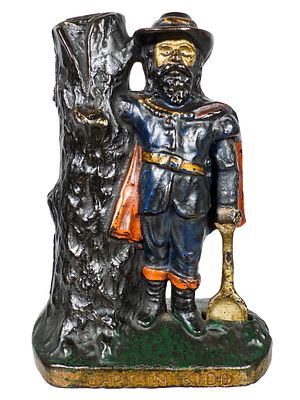Captain Kidd Bank - Scarce with Articulated Shovel. By Ives, Blakeslee Co. Bridgeport, Ct. - 