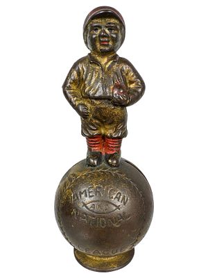 The Mascot - Iron Bank. By Hubley Mfg. Company. Lancaster, Pa. - 1914 - 6" Tall. The Clayton 