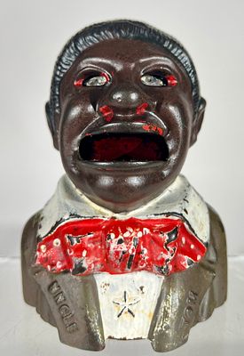 Uncle Tom with Lapels and Star. Kyser and Rex Co. - Philadelphia 1880's - 4"W x 5 1/4"T - The 