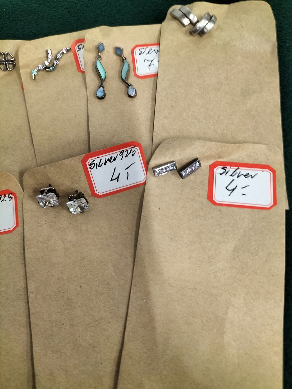 Lot 266 – Silver Earrings