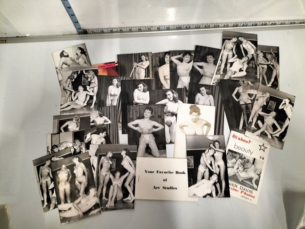 Lot 247 – Collection of Vintage Art Study Erotic Photographs and Ephemera, c. 1950s