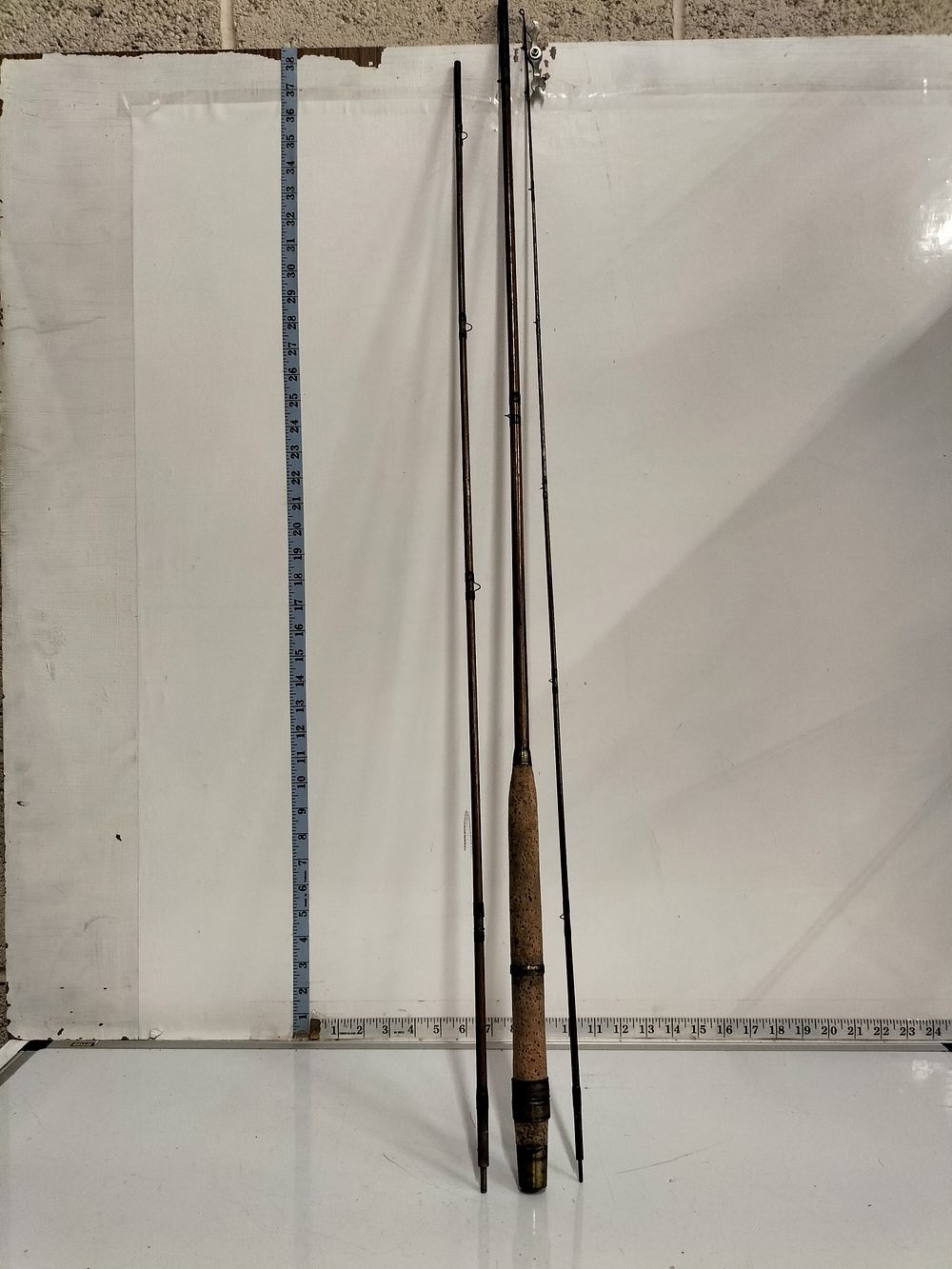 Lot 180 – Three Vintage Split Cane Fishing Rod Sections by C. Farlow & Co. Ltd.