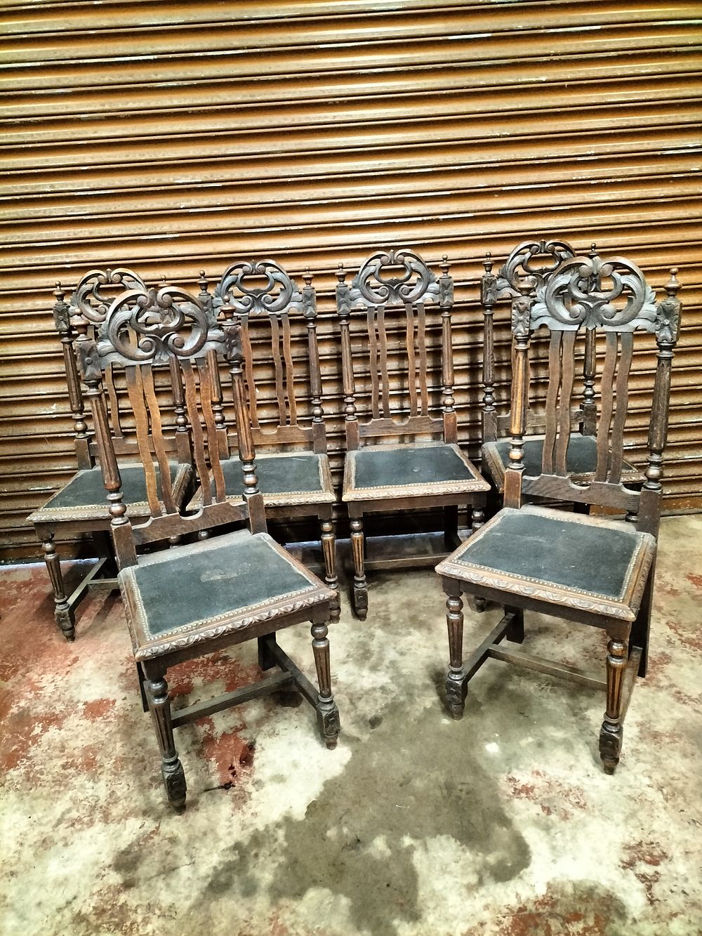 Lot 211 – A Collection of 19th Century Jacobean Style Carved Chairs