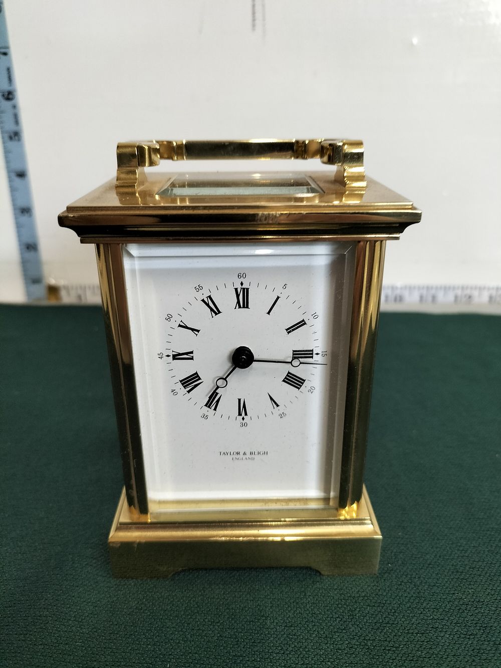 Lot 196 – Taylor & Bligh Brass Cased Carriage Clock