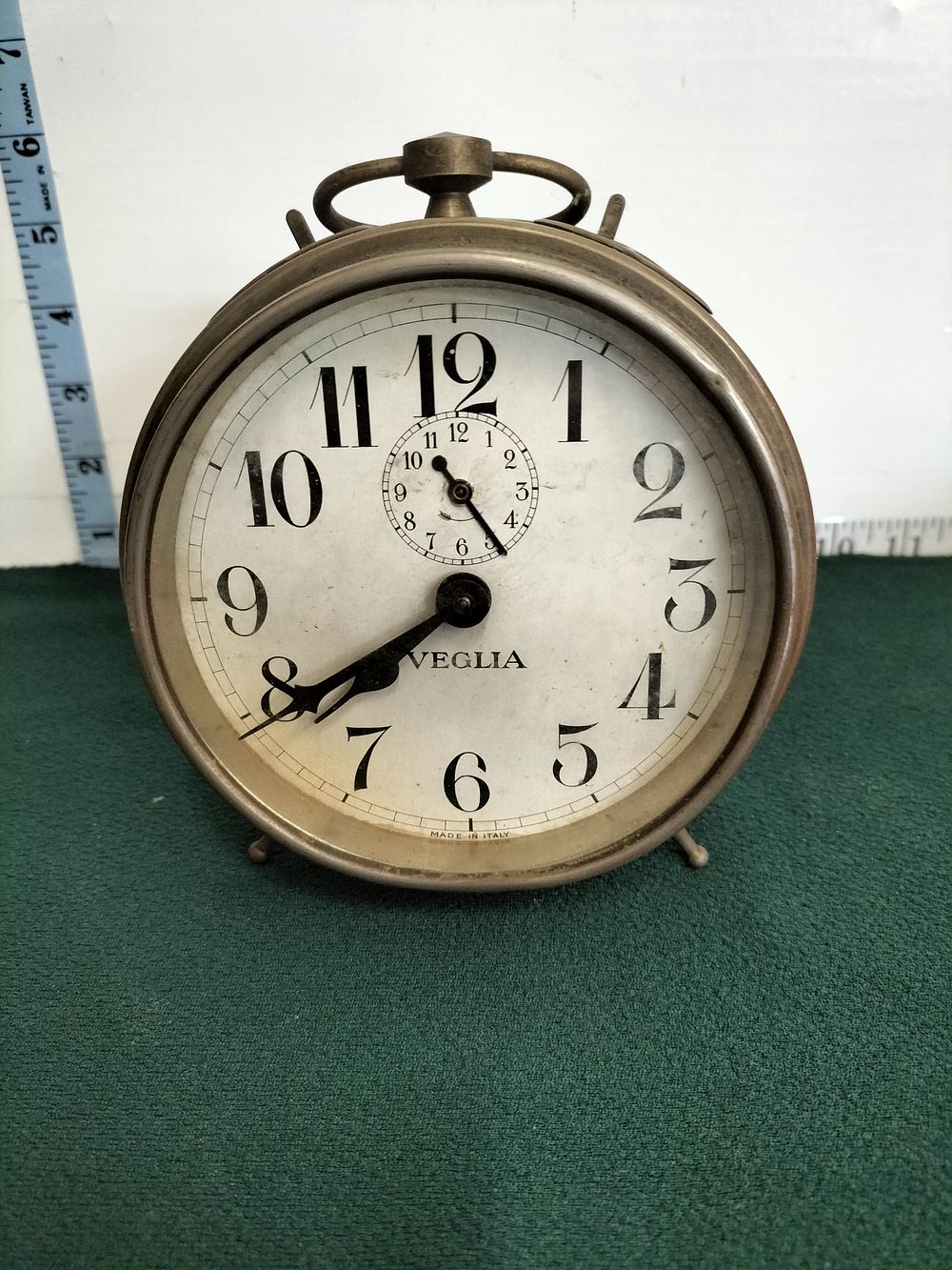 Lot 209 – A Mid-20th Century Italian Veglia Borletti Mechanical Alarm Clock