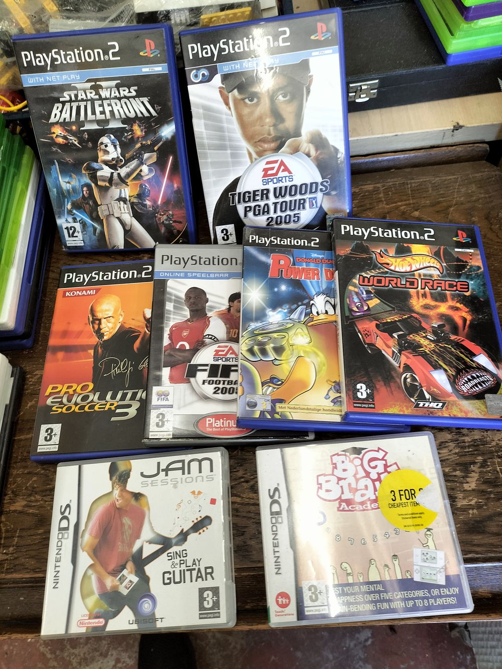 Lot 258 – Eight Video Games for Sony PlayStation 2 and Nintendo DS Consoles