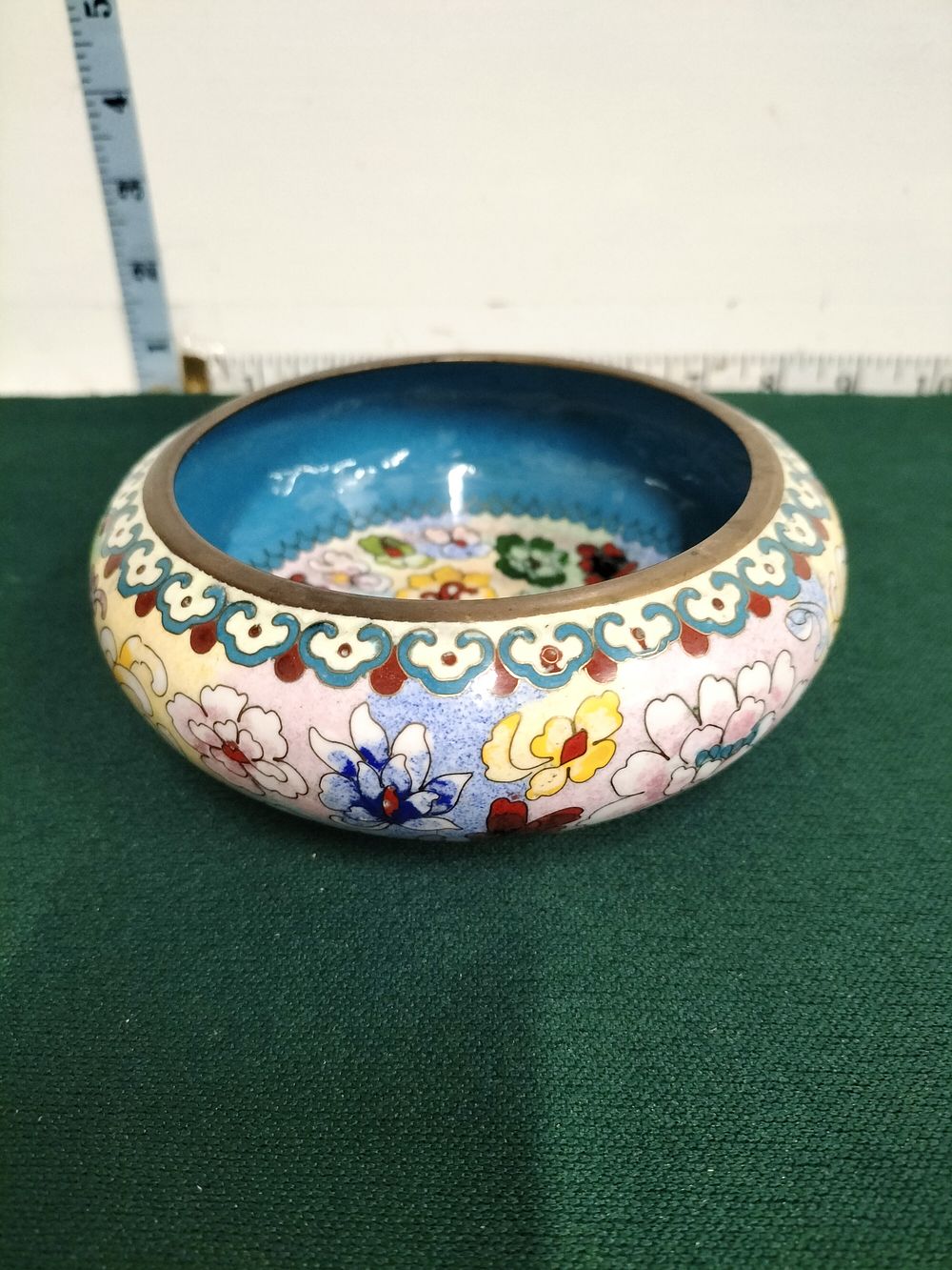 Lot 295 – A Chinese Cloisonne Enamel Floral Bowl, 20th Century