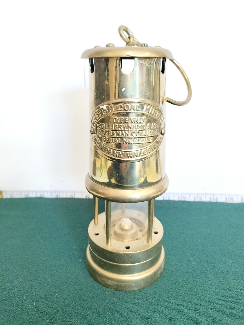 Lot 111 – Brass Paraffin Mining Lamp