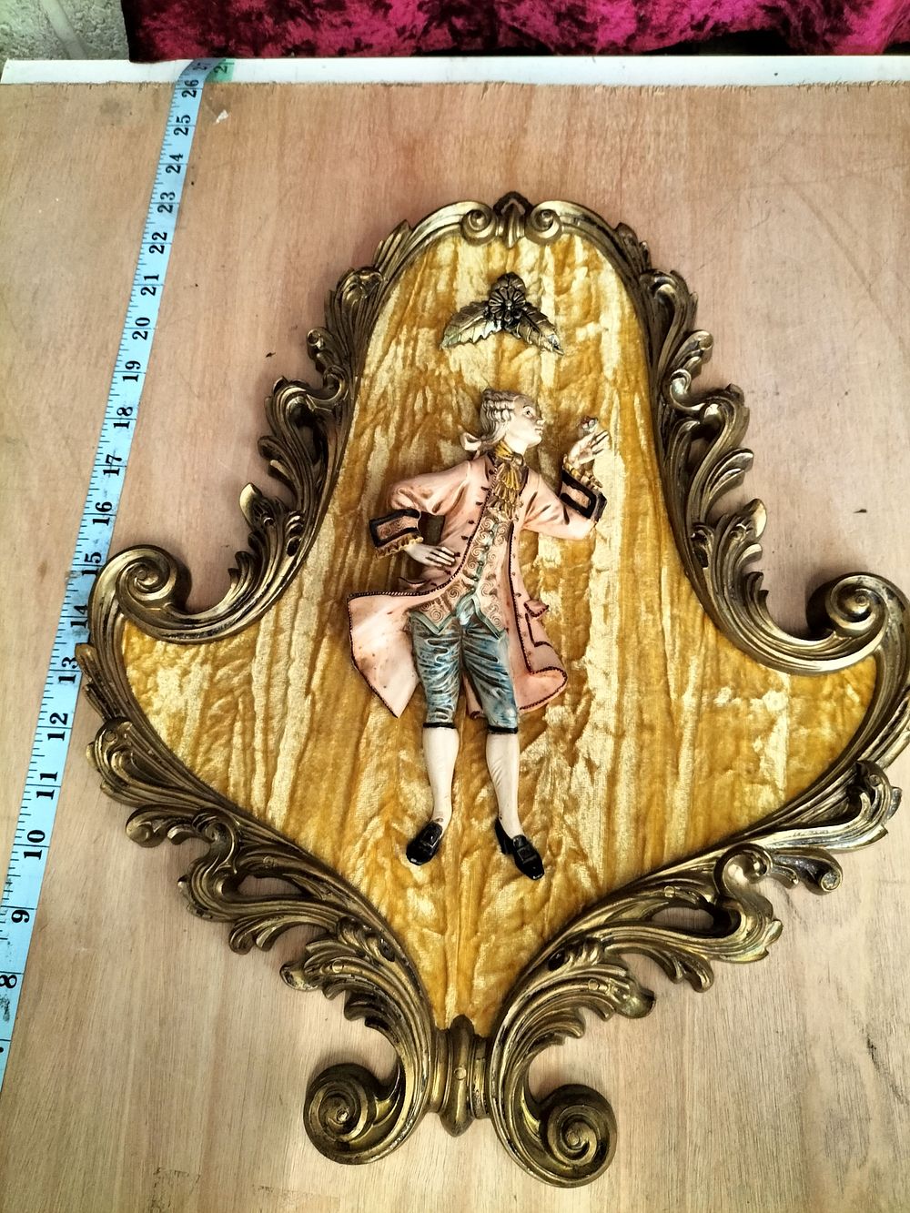 Lot 151 – Large Italian Rococo Revival Gilt Framed Wall Plaque
