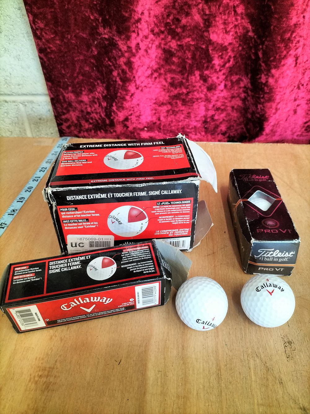 Lot 162 – A Collection of Callaway CXR and Titleist Pro V1 Golf Balls