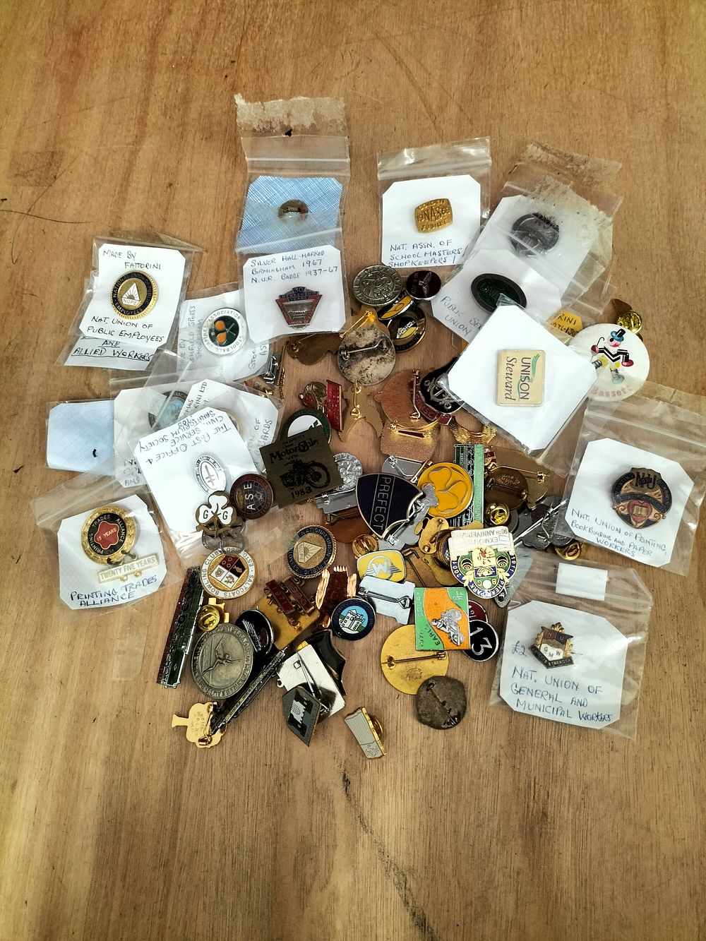 Lot 166 – A Collection of British Trade Union, Professional Association, and Club Enamel Badges