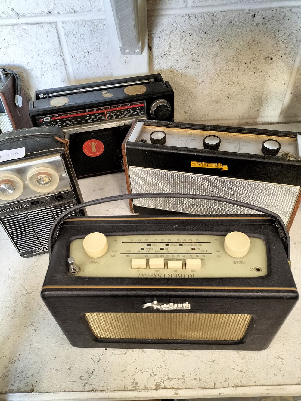 Lot 204 – A Collection of Vintage Portable Transistor Radios including Roberts and Binatone Examples
