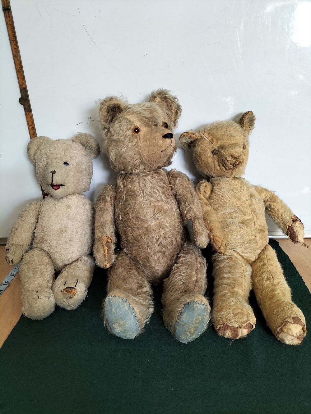 Lot 178 – Three Antique and Vintage Jointed Teddy Bears