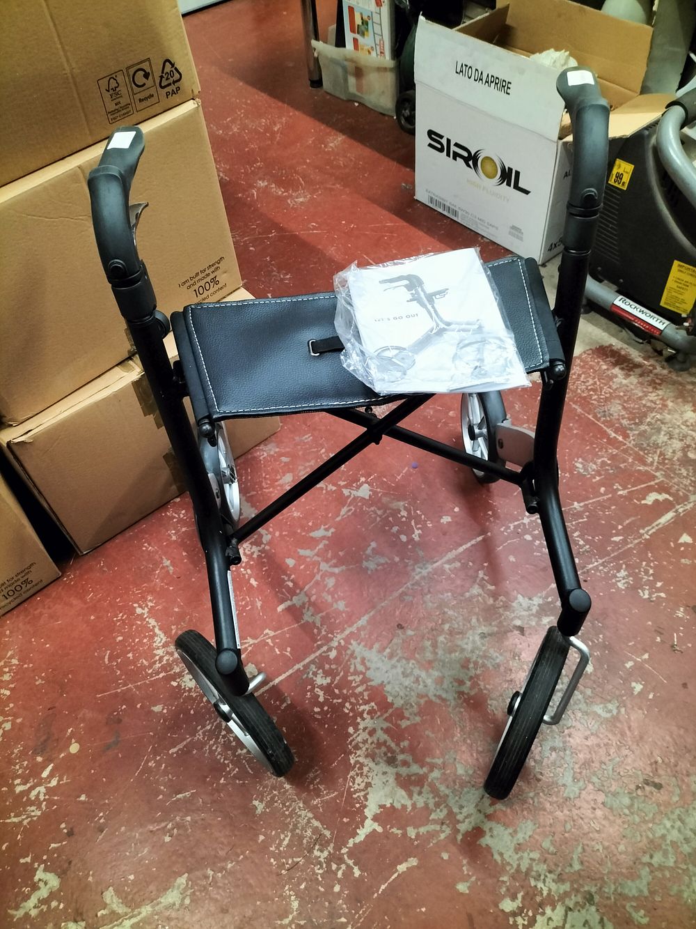 Lot 205 – Trust Care Let’s Go Out Four-Wheeled Outdoor Rollator