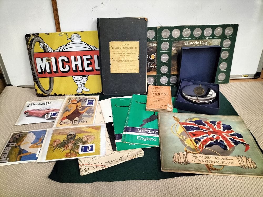 Lot 182 – An Assortment of Vintage Maps and Ephemera including Stanford Map of Mashonaland