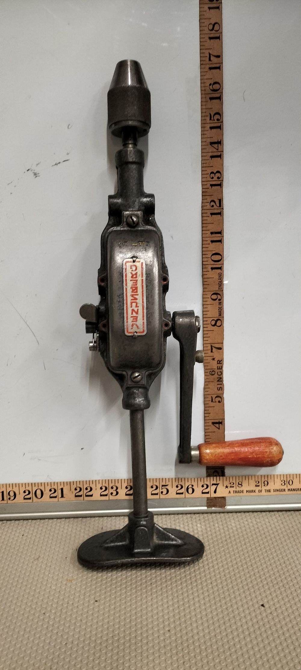 Lot 163 – Vintage Meteor Two-Speed Geared Breast Drill Made in Germany