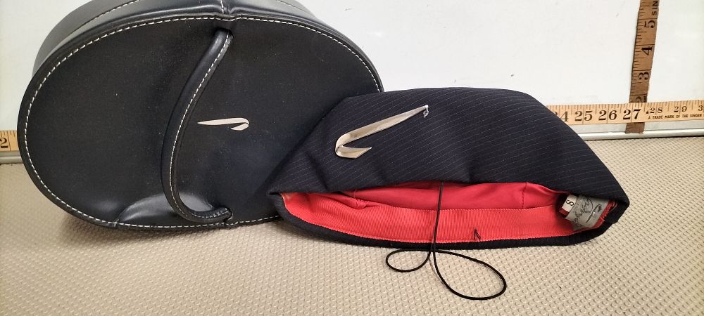 Lot 178 – A British Airways Cabin Crew Hat and Carrying Case, Landor Era